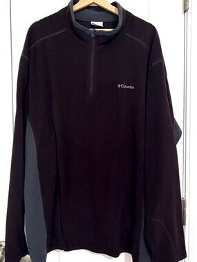 Columbia Brown and Gray Quarter-Zip Performance Pullover